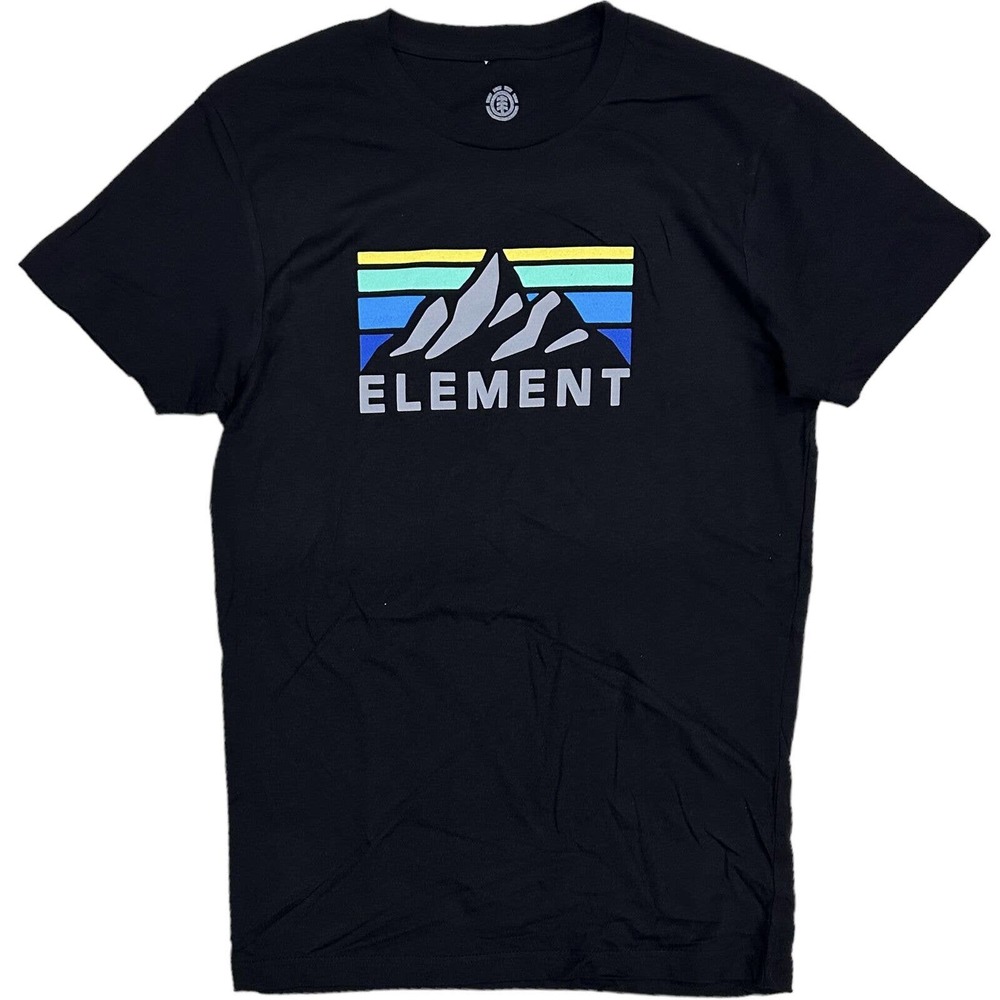 Element Skateboards Men's Mountain Tee T-Shirt in Black